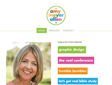 Tablet Screenshot of amymeyerallen.com